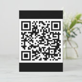 Funny QR Präsident Trump 45/47 T-Shirt Trump tanze Einladung (Stehend Vorderseite)