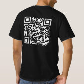Funny QR Präsident Trump 45/47 Trump Tanzcode T-Shirt (Rückseite)