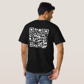 Funny QR Präsident Trump 45/47 Trump Tanzcode T-Shirt (Schwarz voll)