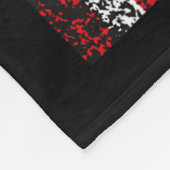 Funny Qr Präsident Trump Code Dance Fleecedecke (Ecke)