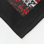 Funny Qr Präsident Trump Code Dance Fleecedecke (Ecke)