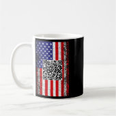 Funny Qr Präsident Trump Code Dance Kaffeetasse (Links)