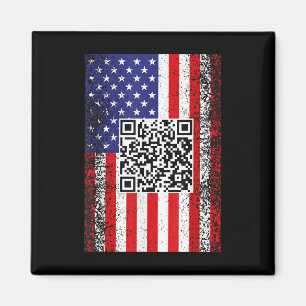 Funny Qr Präsident Trump Code Dance Magnet