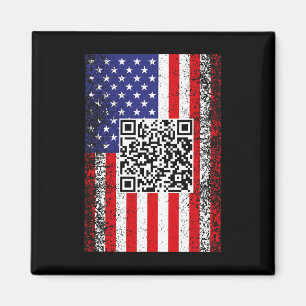 Funny Qr Präsident Trump Code Dance Magnet