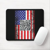 Funny Qr Präsident Trump Code Dance Mousepad (Mit Mouse)