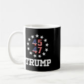 Funny Qr Präsident Trump Dance Code Einweihung D Kaffeetasse (Links)