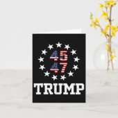 Funny Qr Präsident Trump Dance Code Einweihung D Karte (Gelbe Blume)