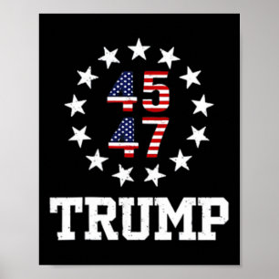 Funny Qr Präsident Trump Dance Code Einweihung D Poster