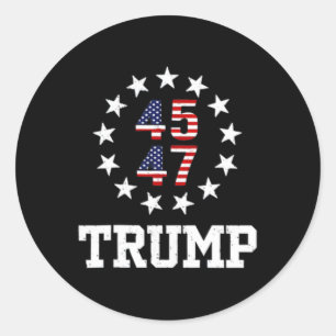 Funny Qr Präsident Trump Dance Code Einweihung D Runder Aufkleber