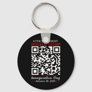Funny Qr Präsident Trump Dance Code Einweihung D Schlüsselanhänger