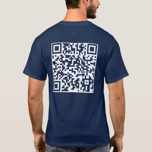 Funny QR Präsident Trump Dance Code T-Shirt (Rückseite)