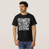 Funny QR Präsident Trump Dance Code T-Shirt (Vorne ganz)