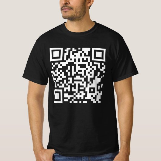 Funny QR Präsident Trump Dance Code T-Shirt (Vorderseite)