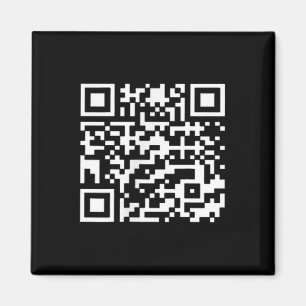 Funny Qr Präsident Trump Dance Code T - Shirt.png Magnet