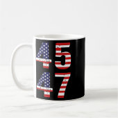 Funny Qr Präsident Trump Dance Scan Me Code (on Kaffeetasse (Links)