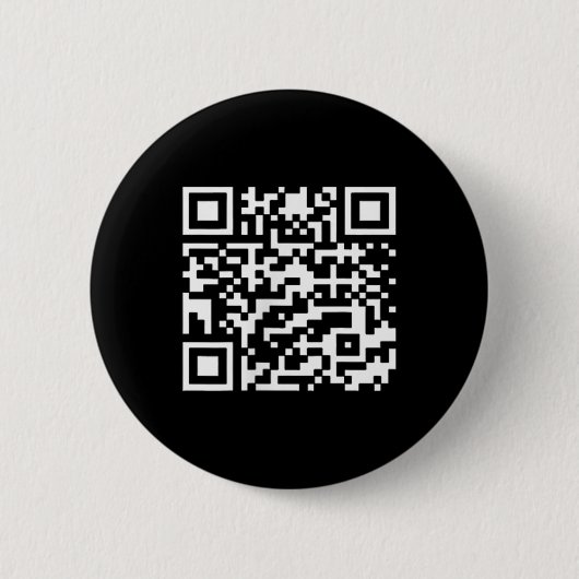 Funny Qr Präsident Trump Tance Code _1 Button (Vorderseite)