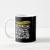 Funny Qr Präsident Trump Tance Code 1 Kaffeetasse (Links)