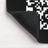 Funny Qr Präsident Trump Tance Code _1 Mousepad (Ecke)