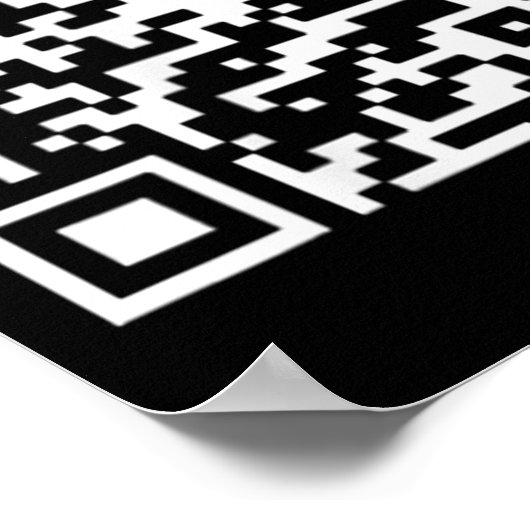 Funny Qr Präsident Trump Tance Code _1 Poster (Ecke)