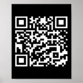 Funny Qr Präsident Trump Tance Code _1 Poster (Vorne)