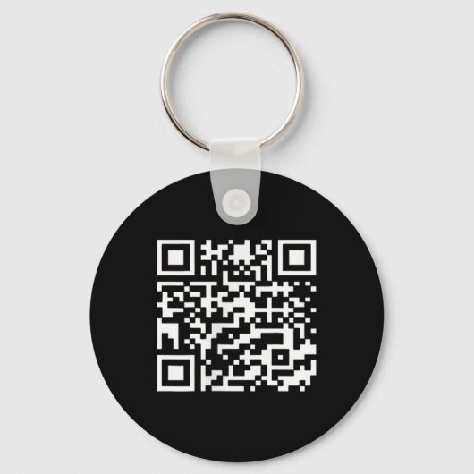 Funny Qr Präsident Trump Tance Code _1 Schlüsselanhänger (Vorderseite)