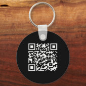 Funny Qr Präsident Trump Tance Code _1 Schlüsselanhänger (Vorderseite)