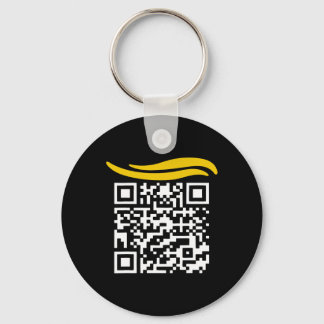 Funny Qr Präsident Trump Tance Code 1 Schlüsselanhänger