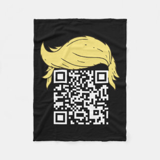 Funny Qr Präsident Trump Tance Code 2 Fleecedecke