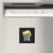 Funny Qr Präsident Trump Tance Code 2 Magnet (In Situ (Geschirrspüler))