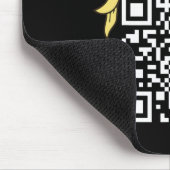 Funny Qr Präsident Trump Tance Code 2 Mousepad (Ecke)