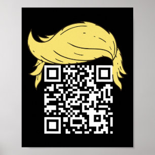 Funny Qr Präsident Trump Tance Code 2 Poster