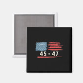 Funny Qr Präsident Trump Tance Code 2 Seite Magnet (Vorderseite/Rückseite)