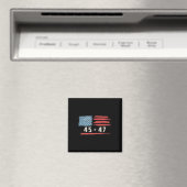 Funny Qr Präsident Trump Tance Code 2 Seite Magnet (In Situ (Geschirrspüler))
