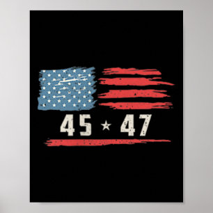 Funny Qr Präsident Trump Tance Code 2 Seite Poster