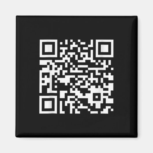 Funny Qr Präsident Trump Tance Code (auf Byck) Magnet (Vorne)