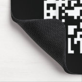 Funny Qr Präsident Trump Tance Code (auf Byck) Mousepad (Ecke)
