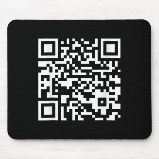 Funny Qr Präsident Trump Tance Code (auf Byck) Mousepad (Vorne)