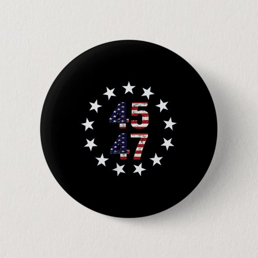 Funny Qr Präsident Trump Tance Code Button (Vorderseite)