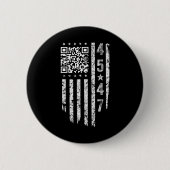 Funny Qr Präsident Trump Tance Code Button (Vorderseite)