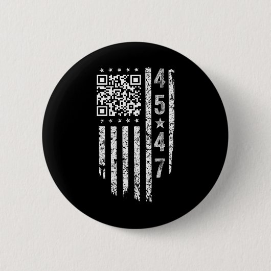 Funny Qr Präsident Trump Tance Code Button (Vorderseite)