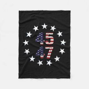 Funny Qr Präsident Trump Tance Code Fleecedecke