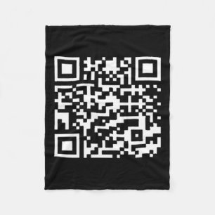 Funny Qr Präsident Trump Tance Code Fleecedecke