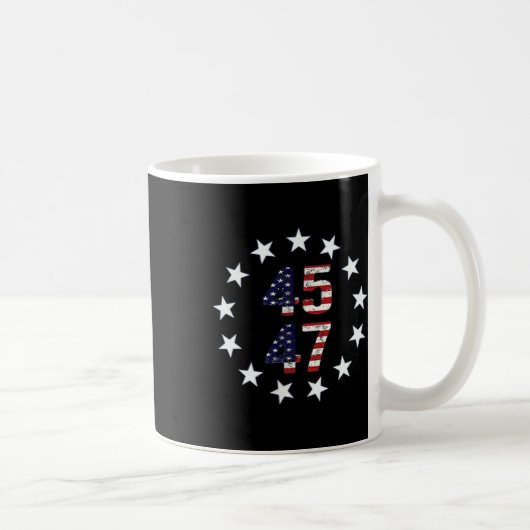 Funny Qr Präsident Trump Tance Code Kaffeetasse (Rechts)