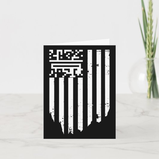 Funny Qr Präsident Trump Tance Code Karte (Vorderseite)