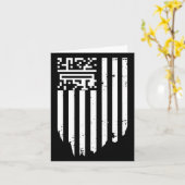 Funny Qr Präsident Trump Tance Code Karte (Gelbe Blume)