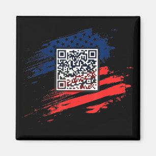 Funny Qr Präsident Trump Tance Code Magnet