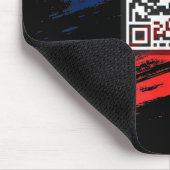 Funny Qr Präsident Trump Tance Code Mousepad (Ecke)