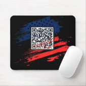 Funny Qr Präsident Trump Tance Code Mousepad (Mit Mouse)