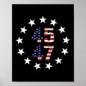 Funny Qr Präsident Trump Tance Code Poster (Vorne)