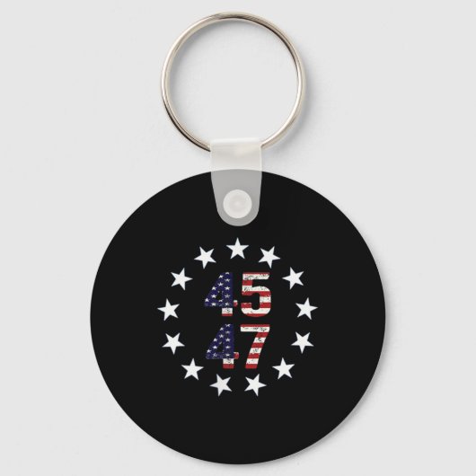 Funny Qr Präsident Trump Tance Code Schlüsselanhänger (Vorderseite)